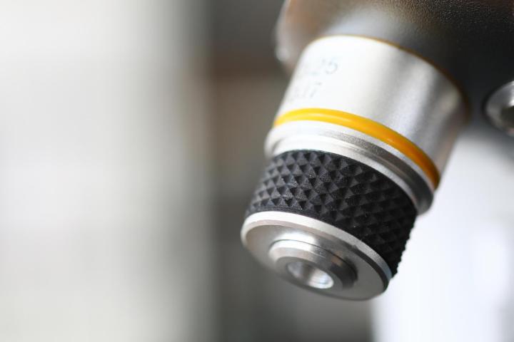 Foto van microscoop